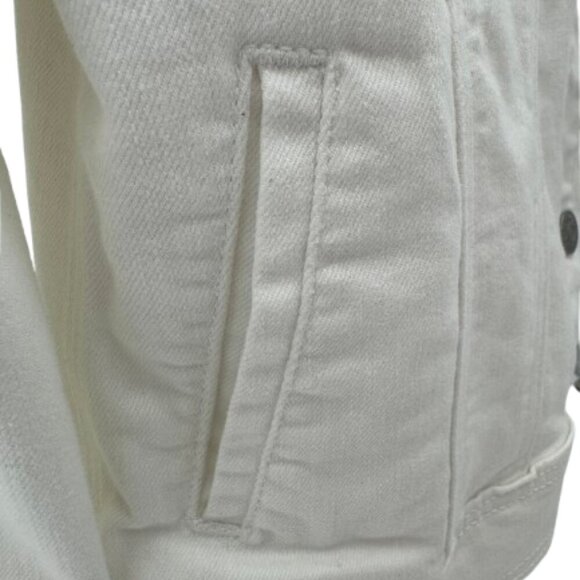 Cat&Jack Girls White Jean Jacket Size Large (10/12) - Picture 3 of 7